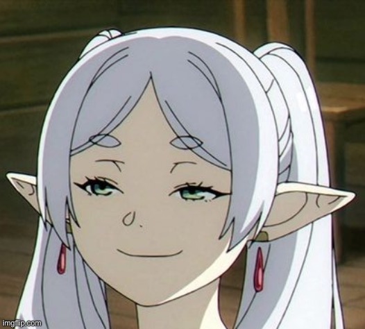 Frieren smug | image tagged in frieren smug | made w/ Imgflip meme maker