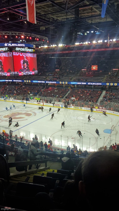 Went to the Calgary Flames game tonight chat | image tagged in hockey,nhl,calgary,flames | made w/ Imgflip meme maker