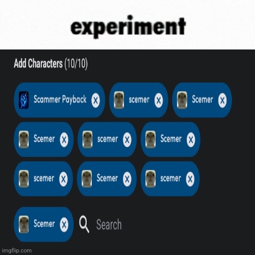 Experiment... | image tagged in experiment template | made w/ Imgflip meme maker
