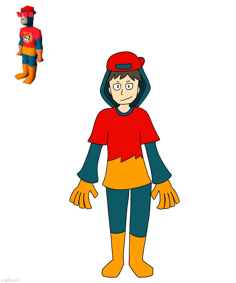 Ok but deadass, Dtpj is hot. (Also this drawing is a redesign for when I make the fangame) | made w/ Imgflip meme maker