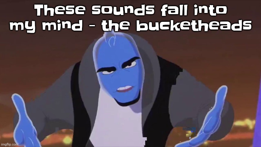 He is holding air | These sounds fall into my mind - the bucketheads | image tagged in he is holding air | made w/ Imgflip meme maker