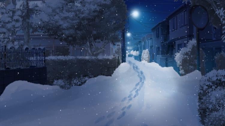 DDLC Snow Blank Meme Template
