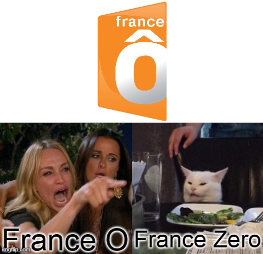 Woman Yelling At Cat Meme | France O; France Zero | image tagged in memes,woman yelling at cat,france | made w/ Imgflip meme maker