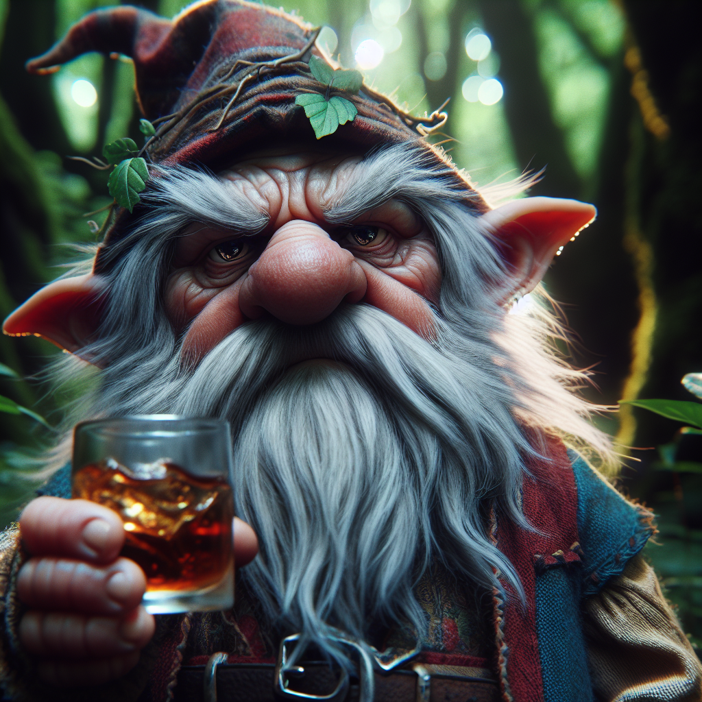 High Quality whiskey gnome Blank Meme Template