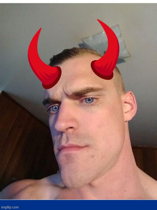 evil chad | made w/ Imgflip meme maker