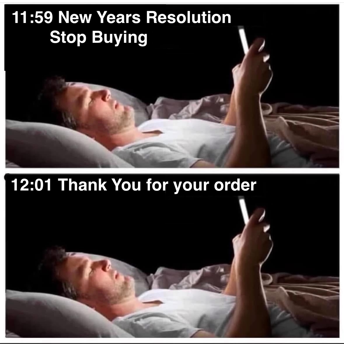 New Years Resolution Blank Meme Template