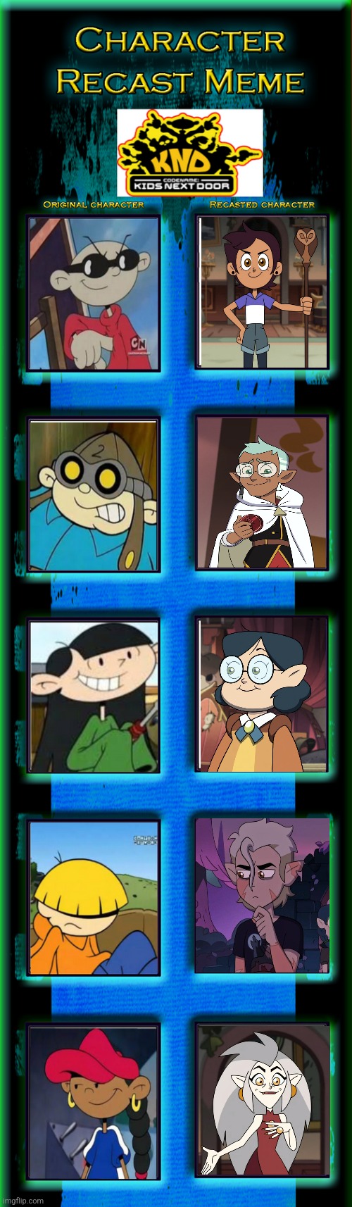 Codename: Kids Next Door casting meme | image tagged in codename kids next door casting meme | made w/ Imgflip meme maker