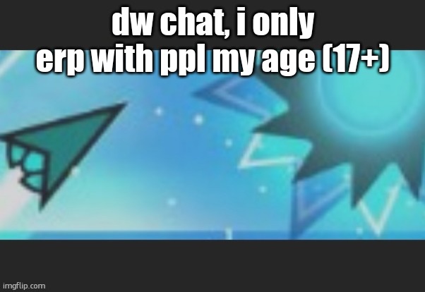 ruh roh | dw chat, i only erp with ppl my age (17+) | image tagged in ruh roh | made w/ Imgflip meme maker