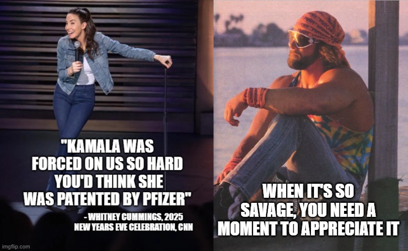 Meanwhile, on CNN | WHEN IT'S SO SAVAGE, YOU NEED A MOMENT TO APPRECIATE IT | image tagged in randy savage | made w/ Imgflip meme maker