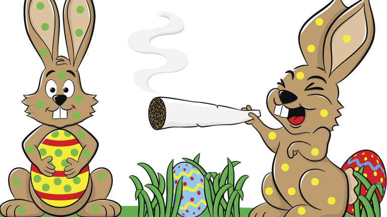 Easter weed Blank Meme Template