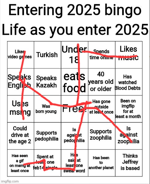 Entering 2025 bingo | image tagged in entering 2025 bingo | made w/ Imgflip meme maker