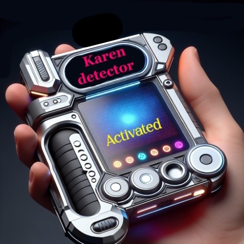 Karren detector | image tagged in karren detector | made w/ Imgflip meme maker