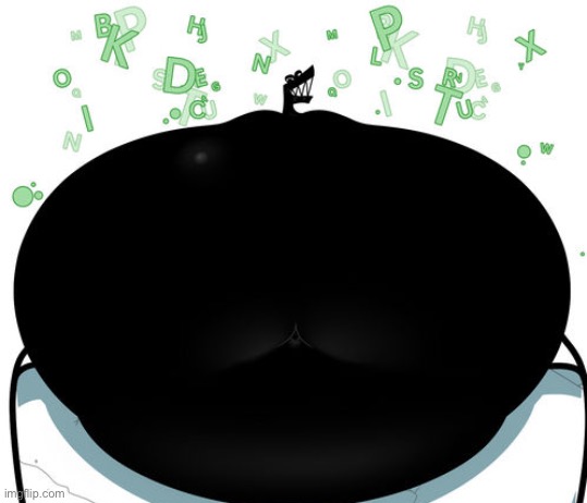Letter F vore Blank Meme Template