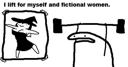 Lift For Fictional Women Blank Meme Template