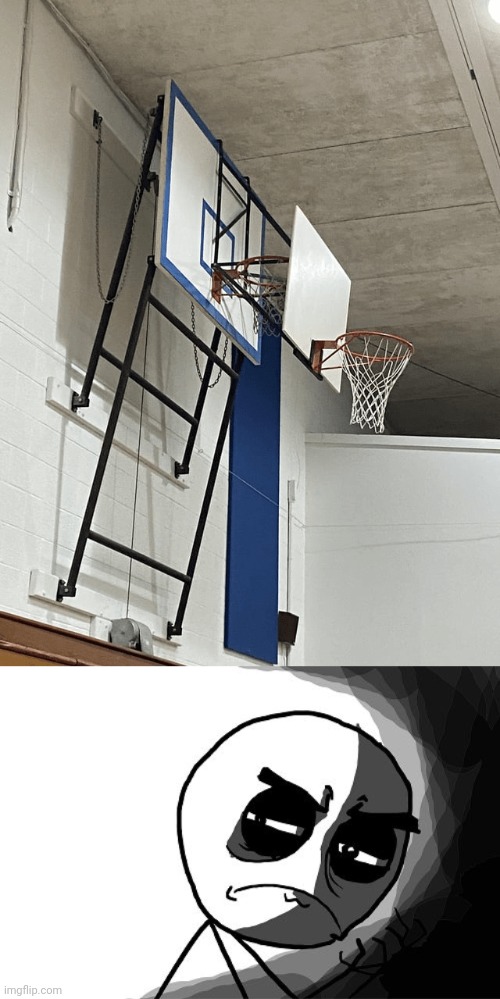 Basketball hoops | image tagged in you what have you done rage comics,basketball,basketball hoop,hoops,you had one job,memes | made w/ Imgflip meme maker