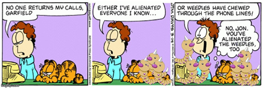 Garfield and the Weedles.mp3 | made w/ Imgflip meme maker