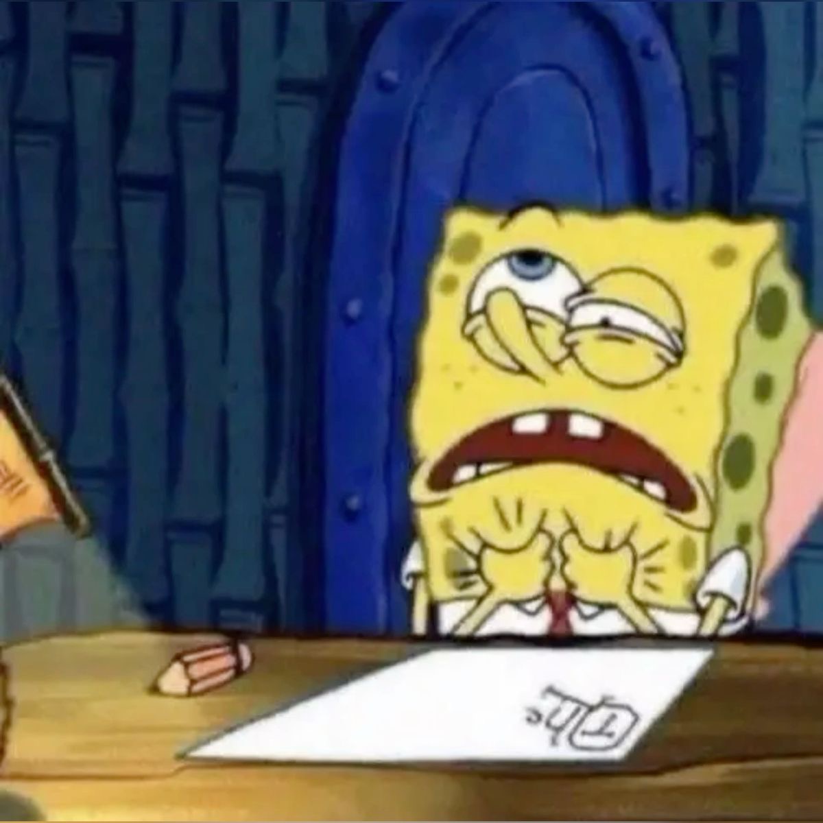 Me on January 8th when my teacher asks “so how was winter break” Blank Meme Template