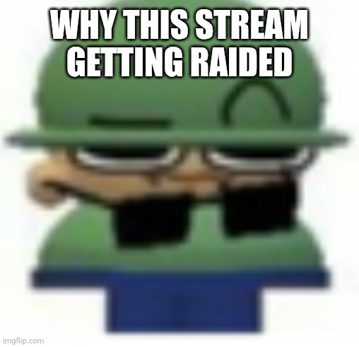 Brobgonal Eyebrow raise | WHY THIS STREAM GETTING RAIDED | image tagged in brobgonal eyebrow raise | made w/ Imgflip meme maker