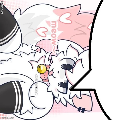 the mf on the right is a fucking furry | image tagged in femboy boykisser speech bubble | made w/ Imgflip meme maker