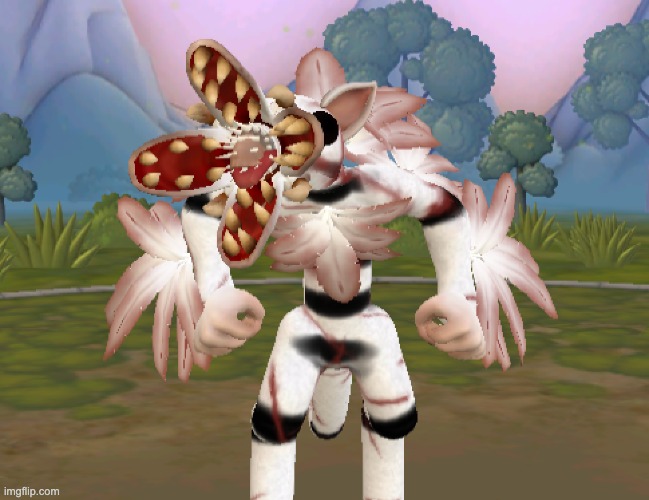 demogorgon ahh mouth | made w/ Imgflip meme maker