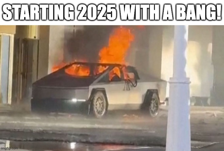 STARTING 2025 WITH A BANG! | image tagged in bad puns | made w/ Imgflip meme maker