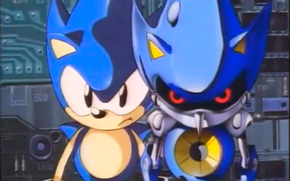 Sonic and Metal Sonic Blank Meme Template