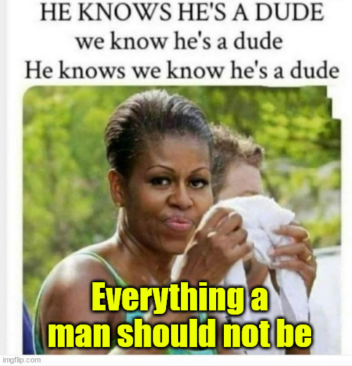 Everything a man should not be | made w/ Imgflip meme maker