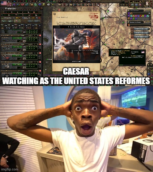 CAESAR
WATCHING AS THE UNITED STATES REFORMES | made w/ Imgflip meme maker