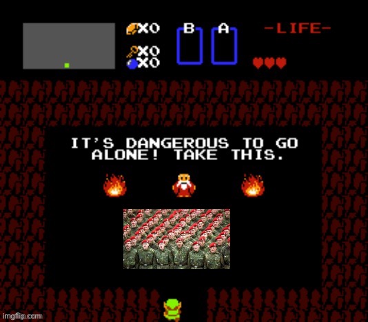 It’s dangerous to go alone take this German army | image tagged in it's dangerous to go alone take this ______,germany | made w/ Imgflip meme maker