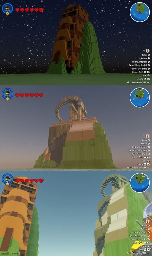 I've created accidental masterpieces in LEGO Worlds.. | made w/ Imgflip meme maker