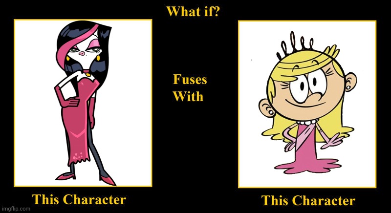 Pandora Fuses With Lola Loud | image tagged in what if fuses,pandora,chuck chicken,the loud house,loud house,lola loud | made w/ Imgflip meme maker