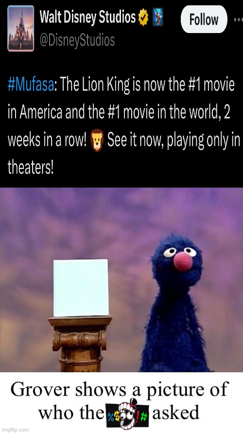 Nothing much to miss when there’s the John wick emo hot topic Latina loving gun mortar cycle hedgehog | image tagged in grover who asked,sesame street,tadc,disney,mufasa,sonic the hedgehog | made w/ Imgflip meme maker