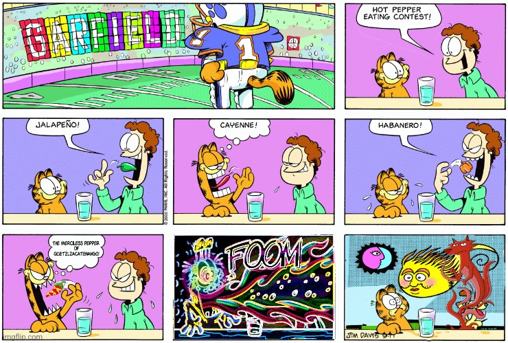 Garfield and The Merciless Pepper of Quetzalacatenango.mp3 | made w/ Imgflip meme maker