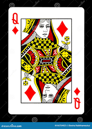 Queen of Diamonds Blank Meme Template