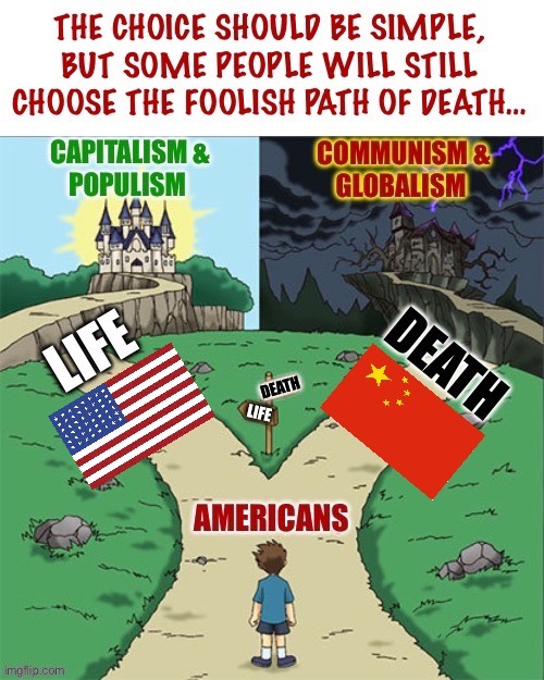 DEATH; LIFE | made w/ Imgflip meme maker