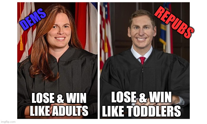 "Flip table. Throw tantrum." -GOPlaybook. Why is that? | DEMS; REPUBS; LOSE & WIN LIKE ADULTS; LOSE & WIN LIKE TODDLERS | image tagged in republicans,maga | made w/ Imgflip meme maker