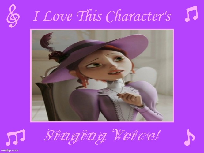 i love Lucile's singing voice | image tagged in i love this character's singing voice,a monster in paris,movies,lucile,redhead,singer | made w/ Imgflip meme maker