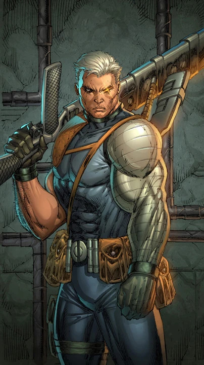 Cable (Marvel) Blank Meme Template