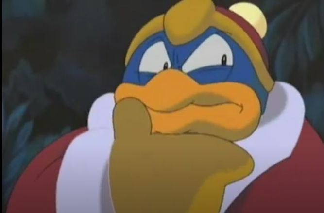 King Dedede Thinking Blank Meme Template