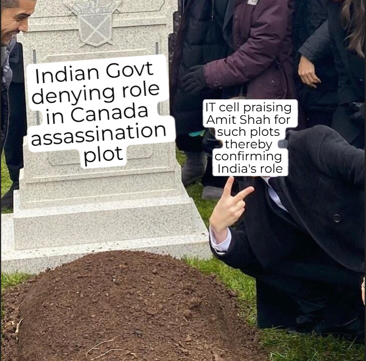 nsa ajit doval india canada assassination plot meme bjp it cell Blank Meme Template