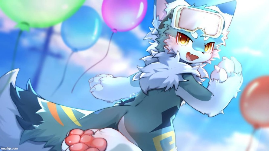 the first 2024 kemono-post here. (Art by @HLG7777) | image tagged in kemono,furry,fox,wholesome,anime,cartoon | made w/ Imgflip meme maker