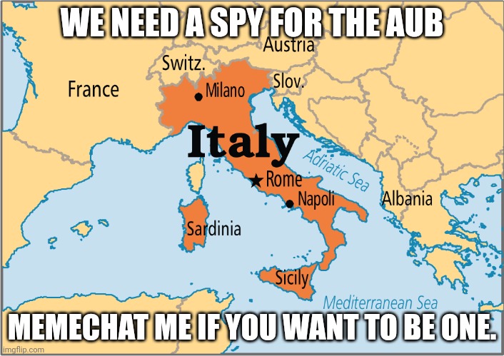 only be a spy if you know you will do a decent job. | WE NEED A SPY FOR THE AUB; MEMECHAT ME IF YOU WANT TO BE ONE. | made w/ Imgflip meme maker