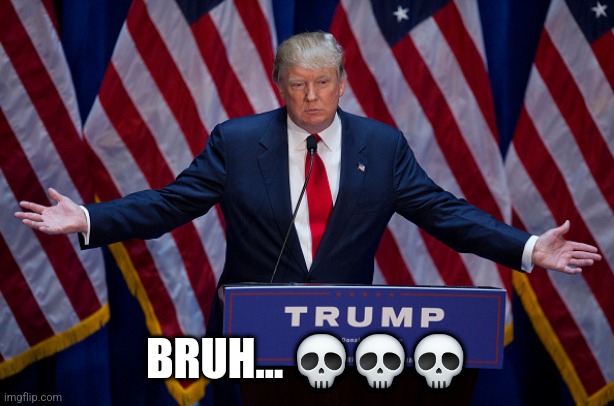 Donald Trump | BRUH… ??? | image tagged in donald trump | made w/ Imgflip meme maker