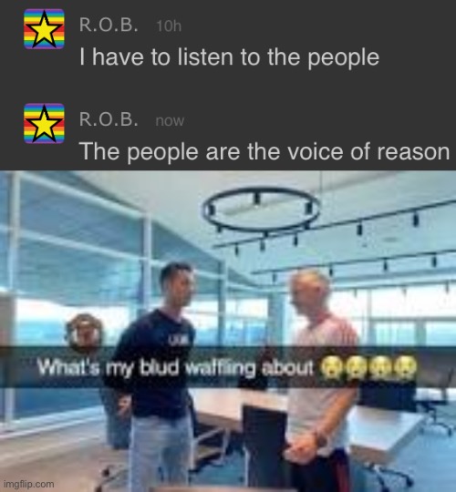 image tagged in what is blud waffling about | made w/ Imgflip meme maker