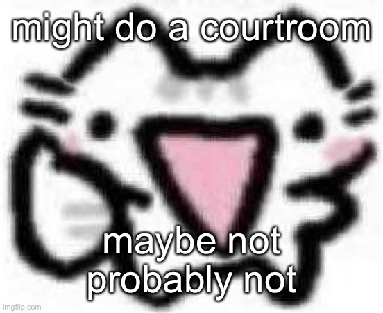 silly cat thumbs up (content aware scale) | might do a courtroom; maybe not
probably not | image tagged in silly cat thumbs up content aware scale | made w/ Imgflip meme maker