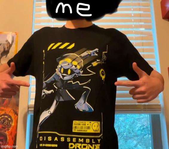 Thank You Local Hot Topic! | image tagged in t-shirt,murder drones,glitch productions,shirt,happy | made w/ Imgflip meme maker