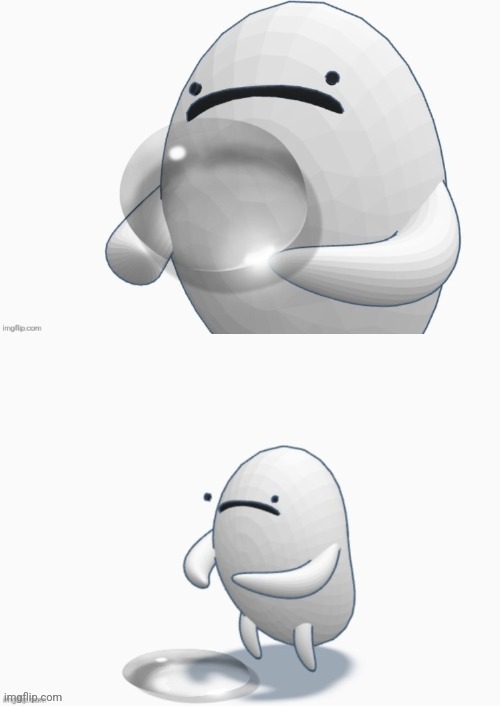 Chrono bean drops a bubble | image tagged in chrono bean drops a bubble | made w/ Imgflip meme maker