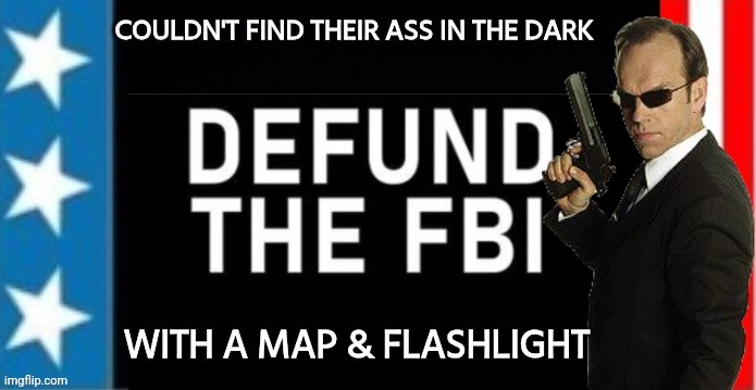 Defend the FBI | image tagged in defund the fbi,agent smith | made w/ Imgflip meme maker