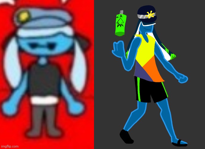 3 ups and I draw apoptorrie's original design in my modern style | made w/ Imgflip meme maker