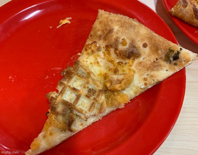 Chicken n Waffles pizza | made w/ Imgflip meme maker